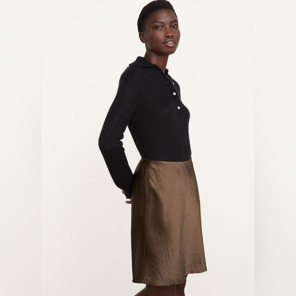 Vince Satin Slip Skirt